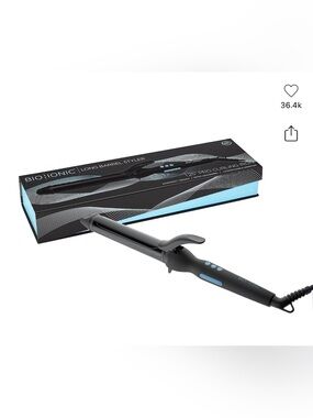 Bio Ionic Long Barrel Next Gen 1” Professional Curling Iron